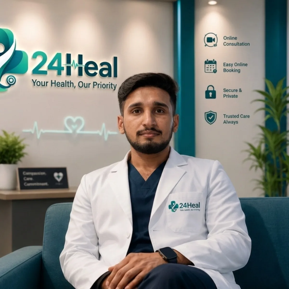 Dr Ali Hasnain Sial , doctor at 24Heal